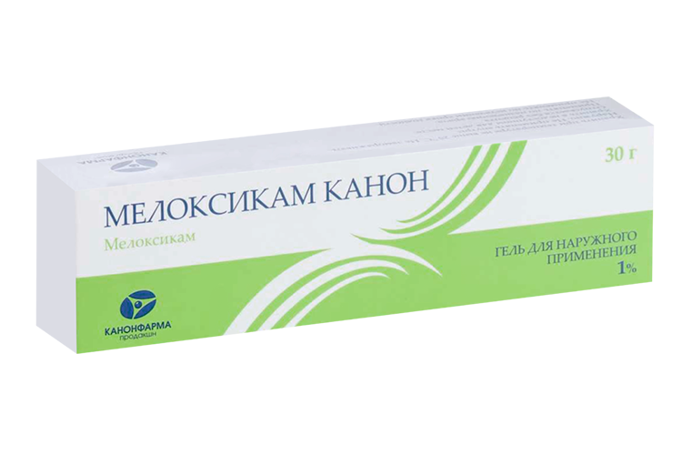 

Мелоксикам Канон 1%, 30 г, гель для наружного применения