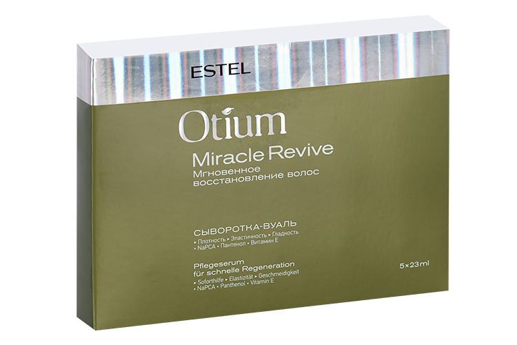 

Сыворотка-вуаль ESTEL PROFESSIONAL Otium Miracle Revive д/мгновенного восстановл волос 23 мл, 5 шт