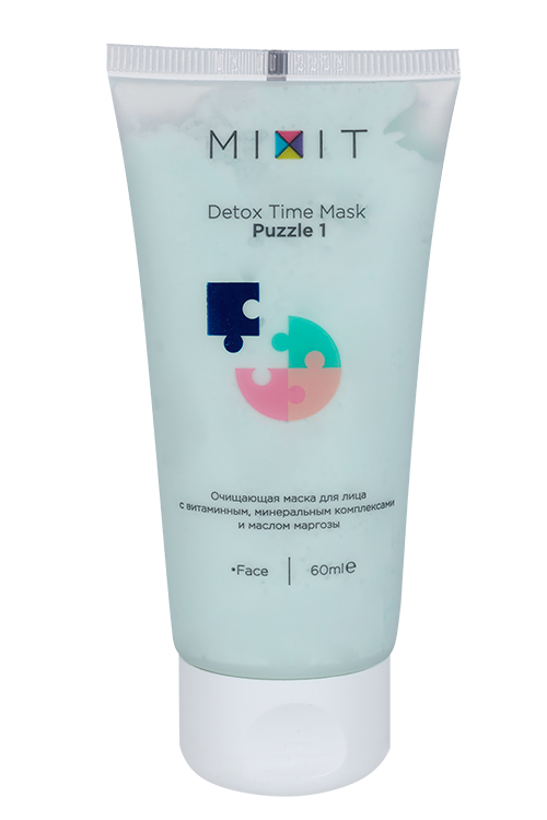 

Маска MIXIT Detox Time Mask Puzzle 1 очищ д/лица, 60 мл, (SKU0012642000)