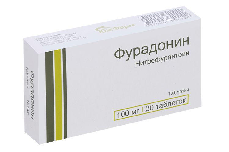 

Фурадонин 100 мг, 20 шт, таблетки не Авексима