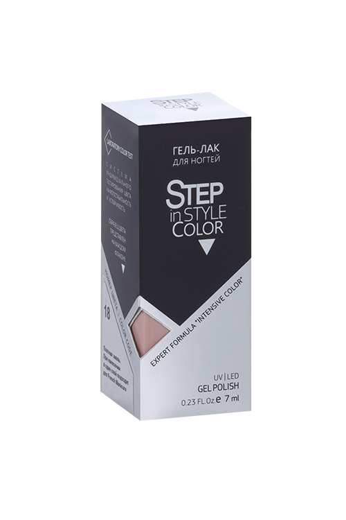 

Гель-лак Step in style №18 Uv/Led трехфазный 7 мл