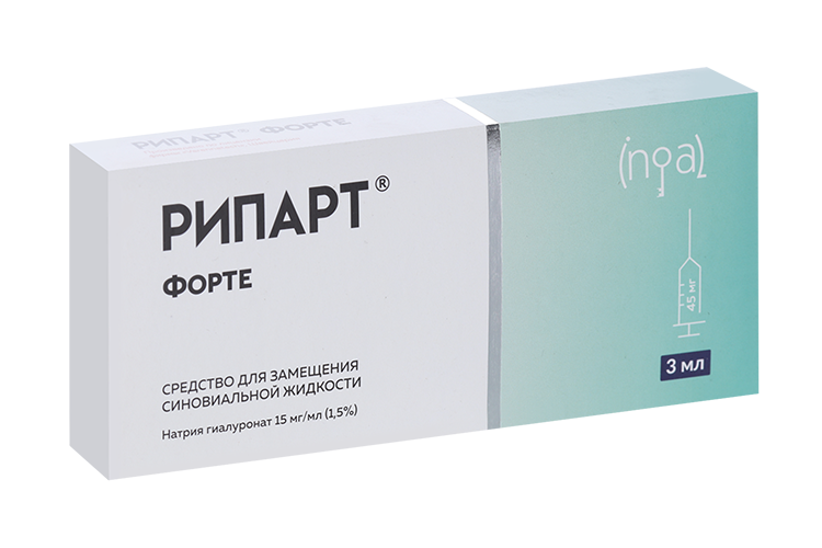 

Рипарт Форте средство д/замещ синовиальной жидкости, 3 мл