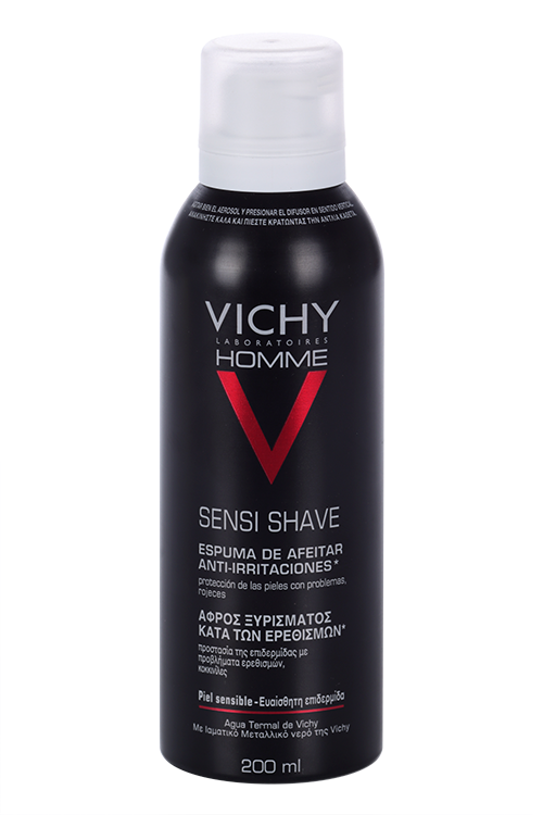 

Пена Vichy Homme Sensi Shave против раздражения кожи д/бритья, 200 мл