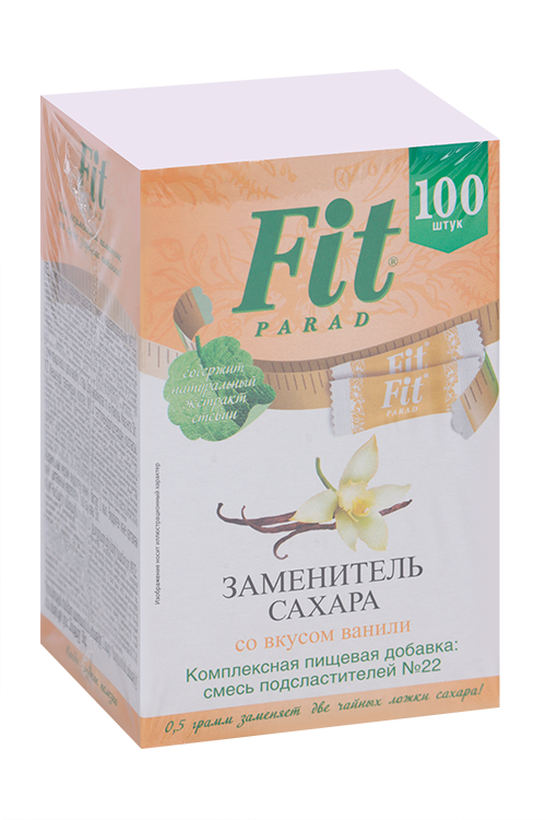 

Сахарозаменитель FitParad №22 ваниль стики, 100 шт