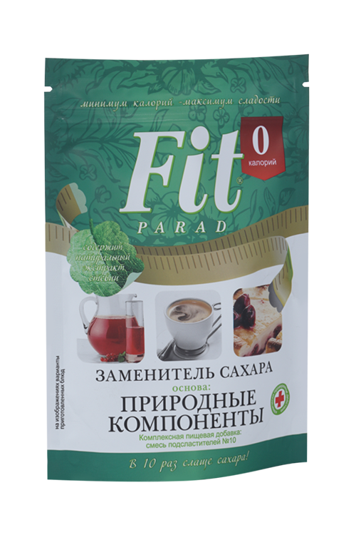 

Сахарозаменитель FitParad №10 стевиозид/сукралоз/эритрит/топинамбур дой-пак, 150 г