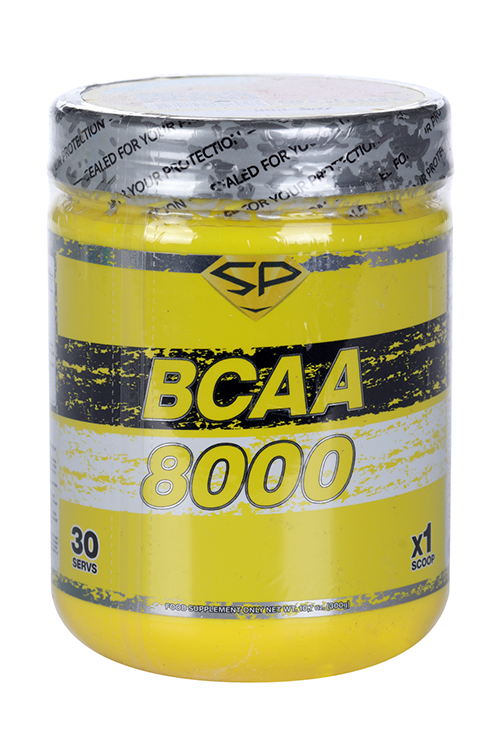 Аминокислоты BCAA 8000 STEELPOWER комплекс д/похудения без углеводов апельсин, 300 г