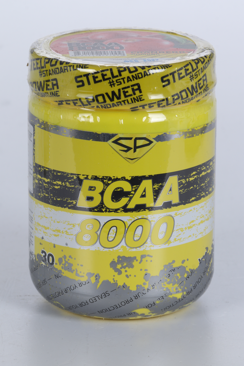 Аминокислоты Bcaa 8000 STEELPOWER комплекс д/похудения без углеводов клюква, 300 г