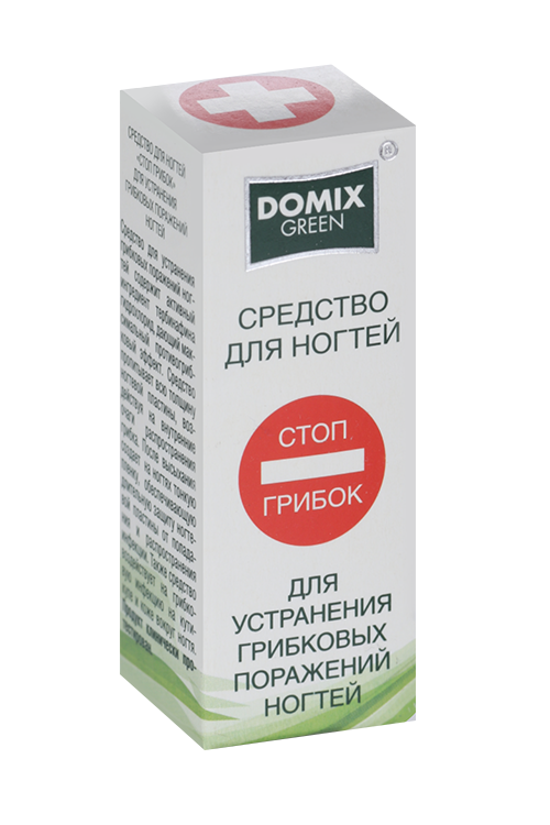

Средство DOMIX GREEN PROFESSIONAL д/устранения грибковых поражений ногтей стоп, 18 мл