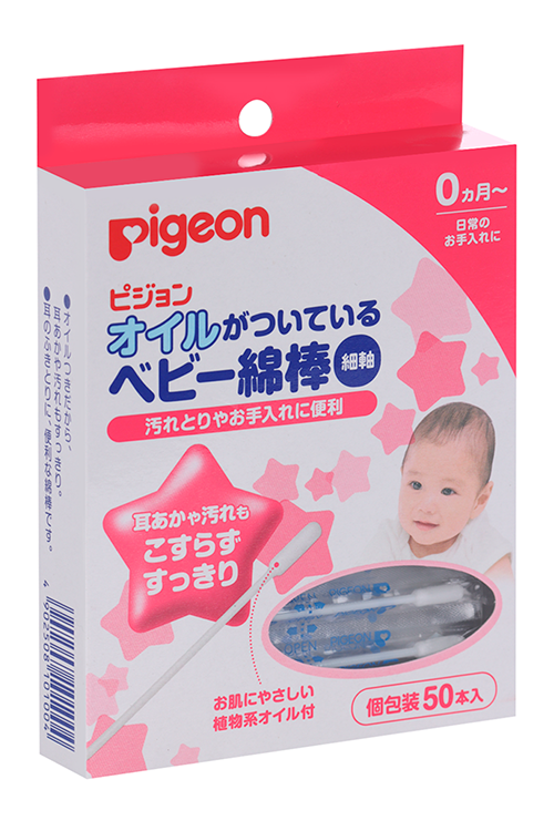 

Ватные палочки Pigeon с масляной пропиткой, 50 шт, (33490047)