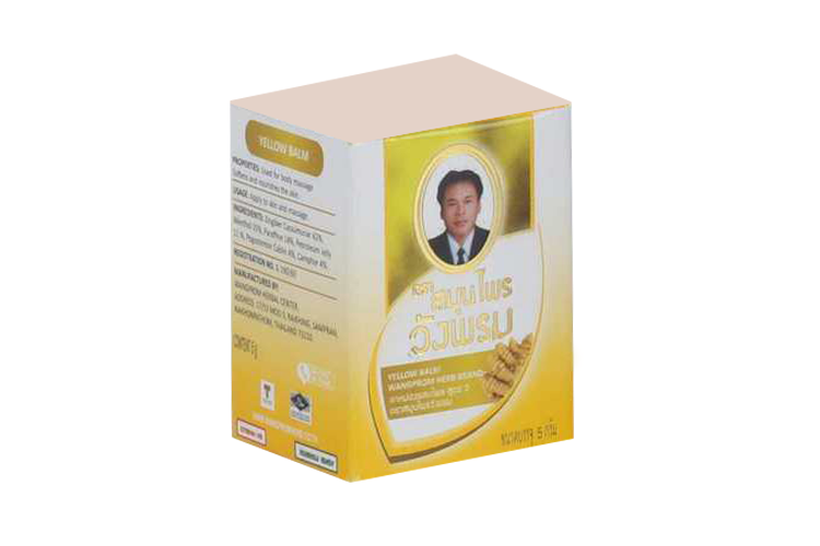 

Бальзам д/тела жёлтый ТМ Wang Prom YELLOW BALM, 5 г