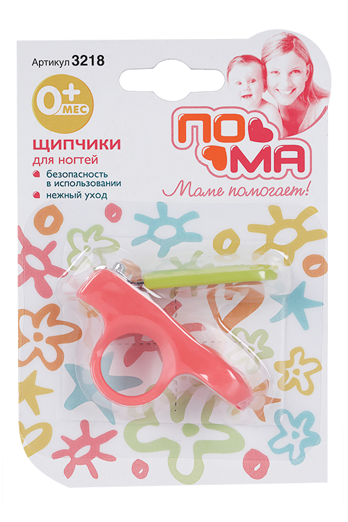

Щипчики Пома д/ногтей с 0 мес красный/зеленый (3218)