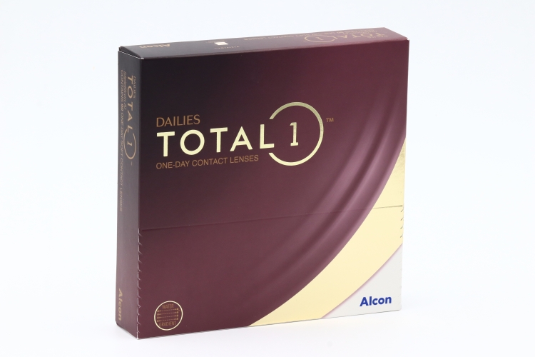 Линзы Alcon Dailies Total1 контактные однодневные водоградиентные (диоптрия -1,0), 90 шт