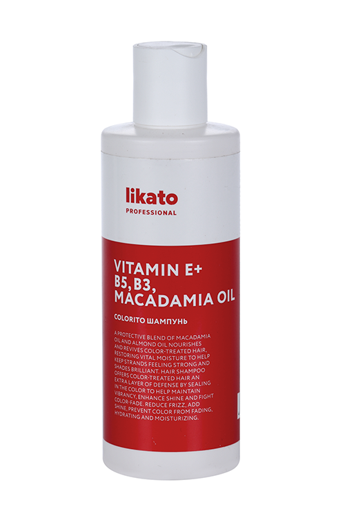 Шампунь Likato Professional COLORITO д/окрашенных  волос Vitamin E+B5/B3/Macadamia Oi, 250 мл