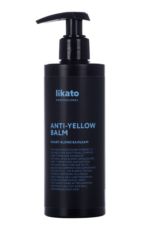 Бальзам Likato Professional SMART-BLOND д/придания холод оттен светлым волосам Anti-Yellow, 250 мл