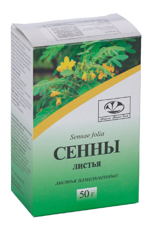 

Сенны листья, 50 г, листья измельченные Фито-бот