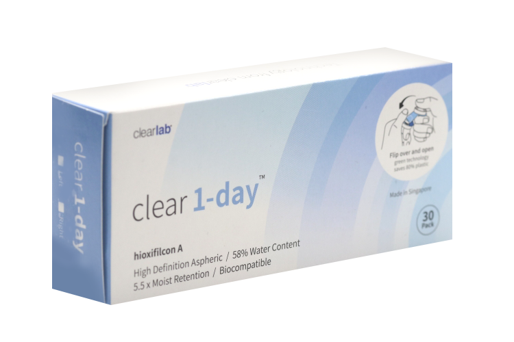 

Линзы Clearlab Clear 1-day контактные R 8.7 (диоптрия -2,0), 30 шт