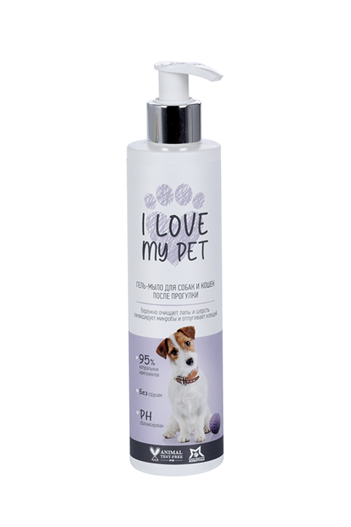 Гель-мыло I LOVE MY PET После прогулки дкошексобак 250 мл 289₽