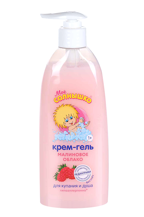 

Крем-гель Мое Солнышко Малиновое облако д/купания и душа, 400 мл