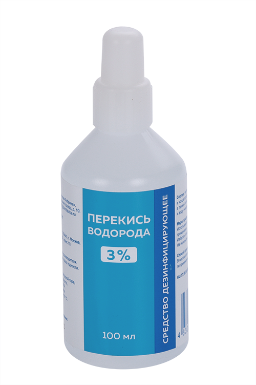 Перекись водорода 3%, 100 мл
