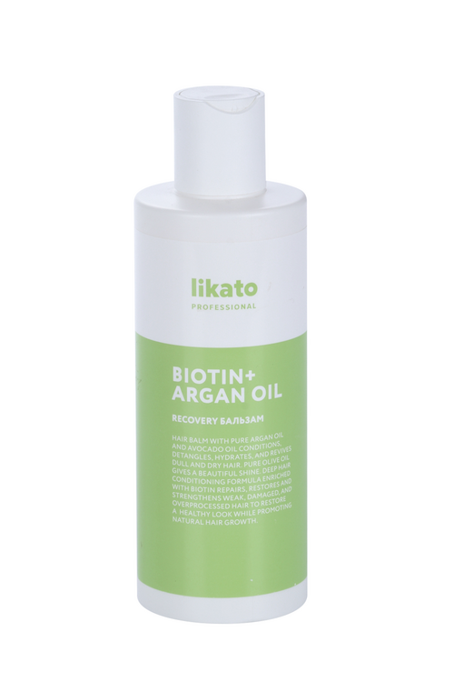 Бальзам Likato Professional RECOVERY biotin+argan oil восстан с маслами оливы и авокадо, 250 мл