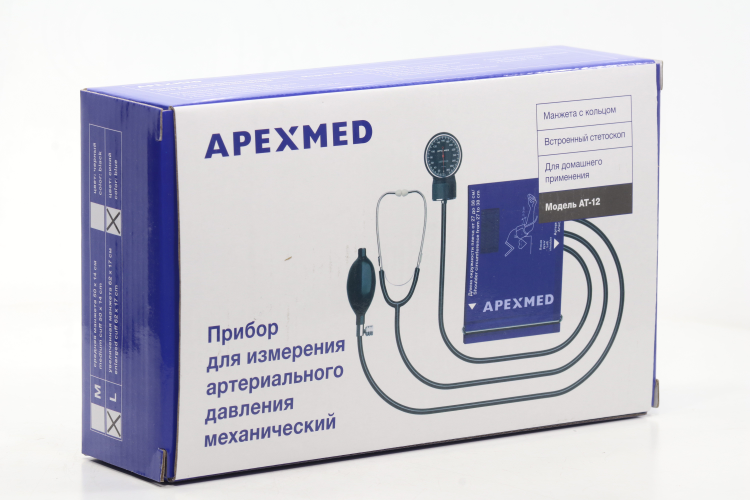 

Прибор Apexmed механический д/измерения артериального давления АТ-12 62х17 см