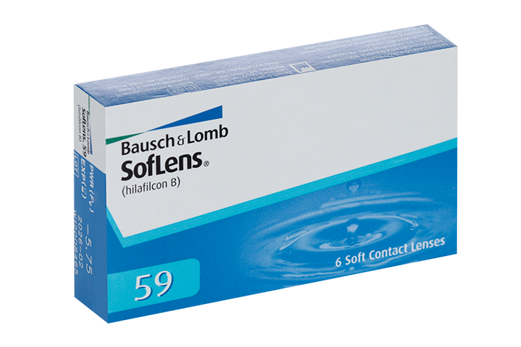 

Линзы Bausch+Lomb SofLens 59 контактные R 8.6 (диоптрия -5,75), 6 шт