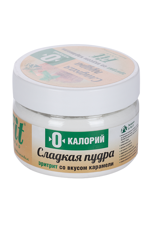 Пудра FitParad сладкая эритрит со вкусом карамели, 160 г