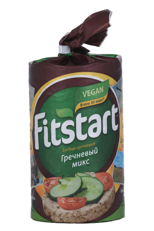 

Хлебцы Fitstart гречневые микс с зеленой гречкой, 90 г