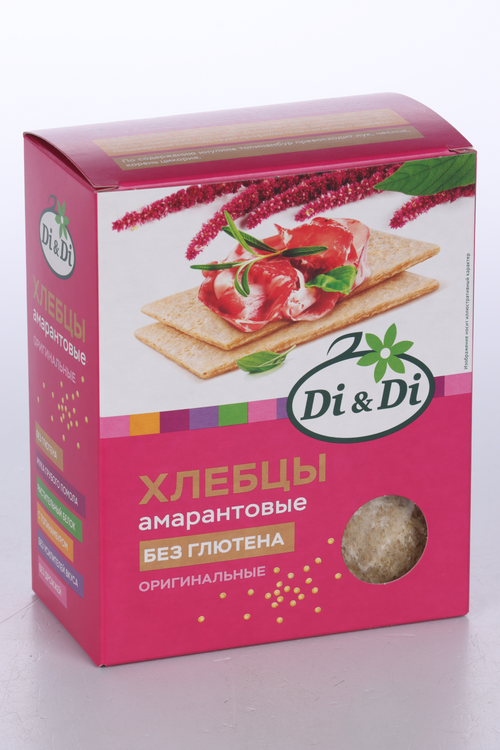 

Хлебцы амарантовые Di&Di без глютена, 195 г