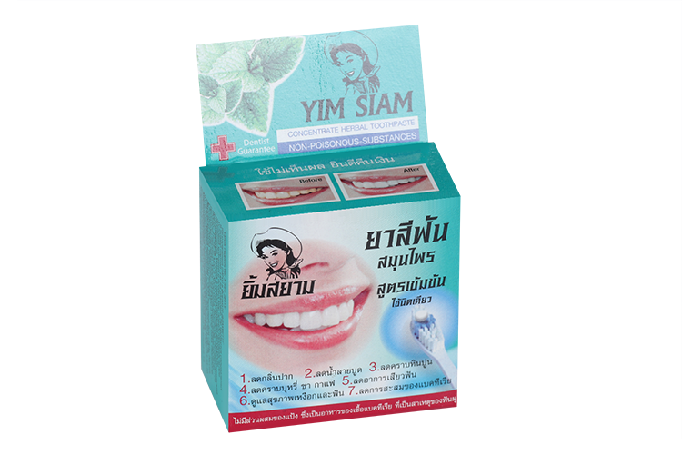 

З/паста Yim Siam Concentrate Herbal Toothpaste концентр растит, 25 г