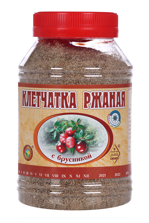 

Клетчатка ржаная брусника, 300 г, порошок