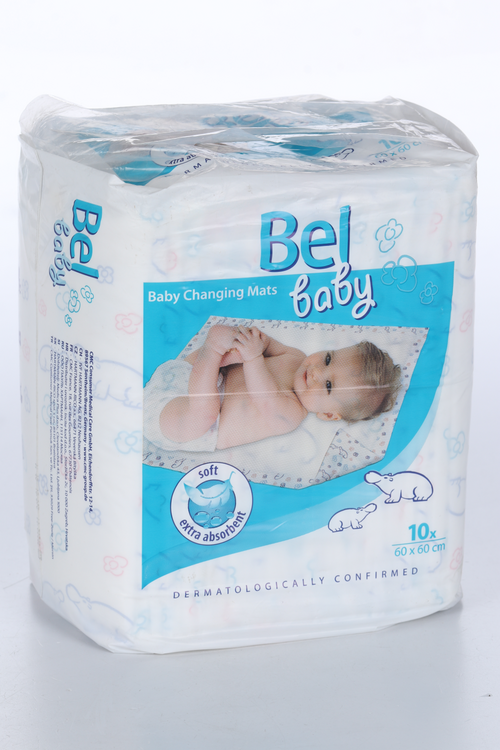 

Пеленки Bel Baby Changing Mats впитывающие детские 60х60 см, 10 шт, (1619605)
