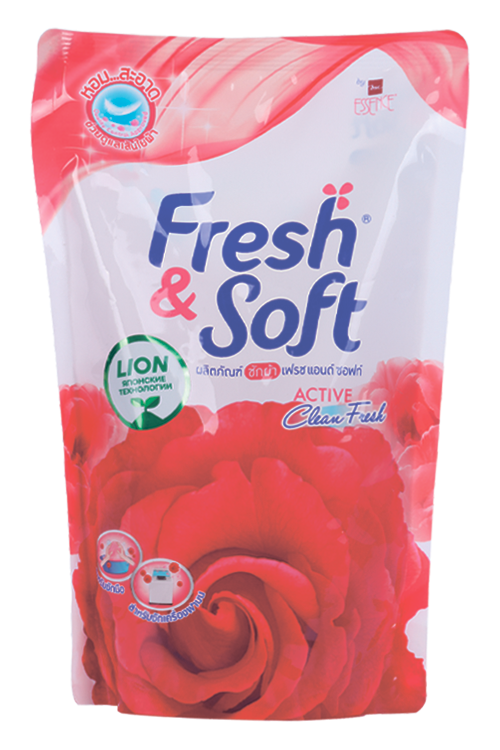 Гель LION Thailand Fresh&Soft д/стирки всех типов тканей концентрир искристый поцелуй 400 мл гель для стирки всех типов тканей концентрированный сменный блок lion sparkling kiss refill 400 мл