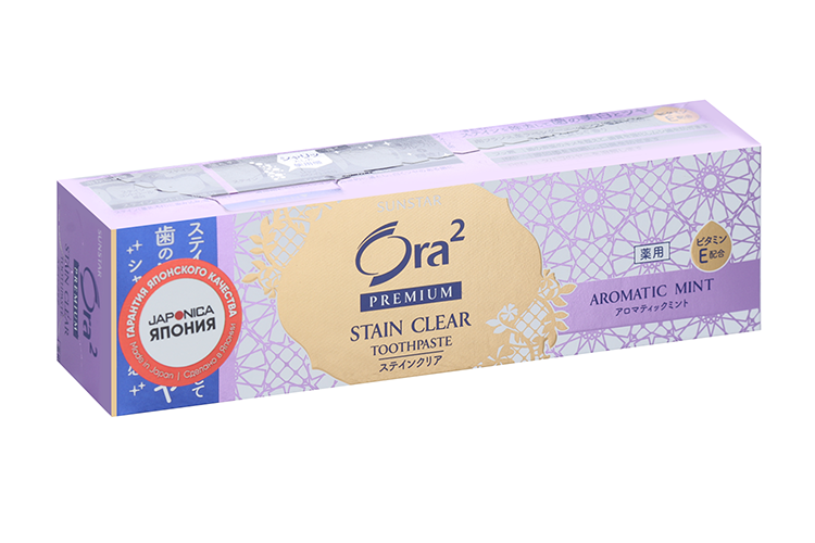 

З/паста Sunstar Ora2 Премиум д/отбеливания лаванда и мята, 100 г