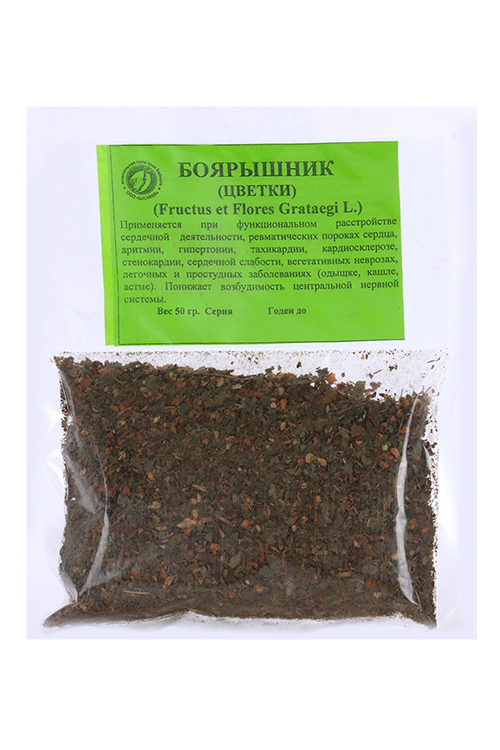 

Боярышник цветки, 50 г, (4606675004655)