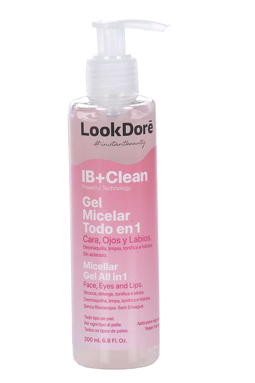 

Мицеллярный гель Lookdore IB+Clean Micellar Gel all in 1, 200 мл, (8436550777512)