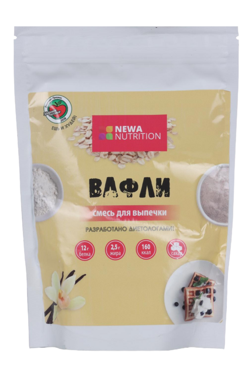

Смесь Newa Nutrition Вафли высокобелковые ваниль д/выпечки, 200 г