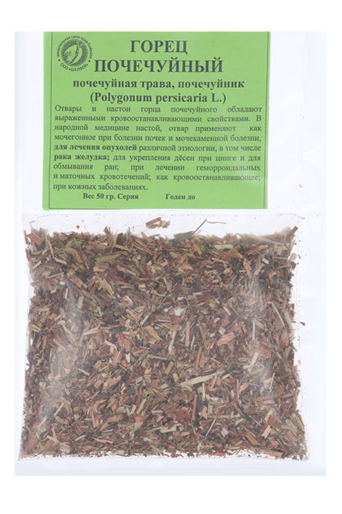 

Горец почечуйный, 50 г, трава (4606675004938)