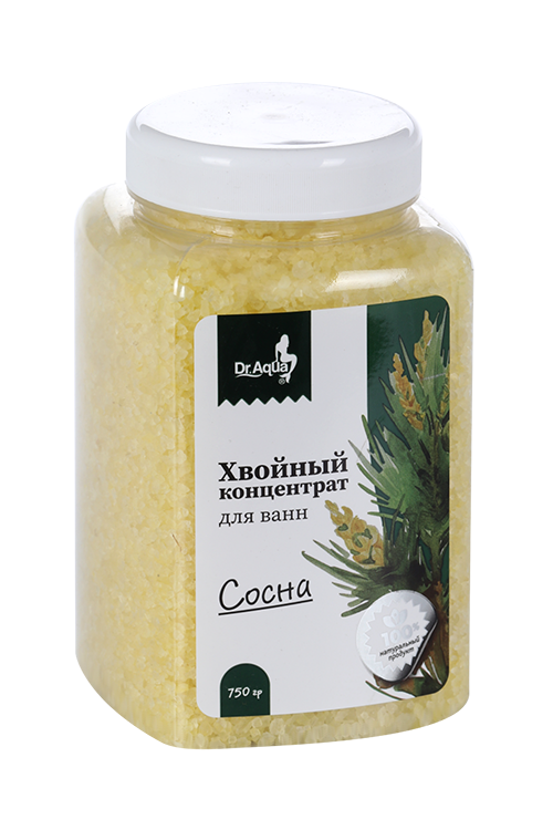 

Концентрат Dr Aqua хвойный Сосна д/ванн, 750 г