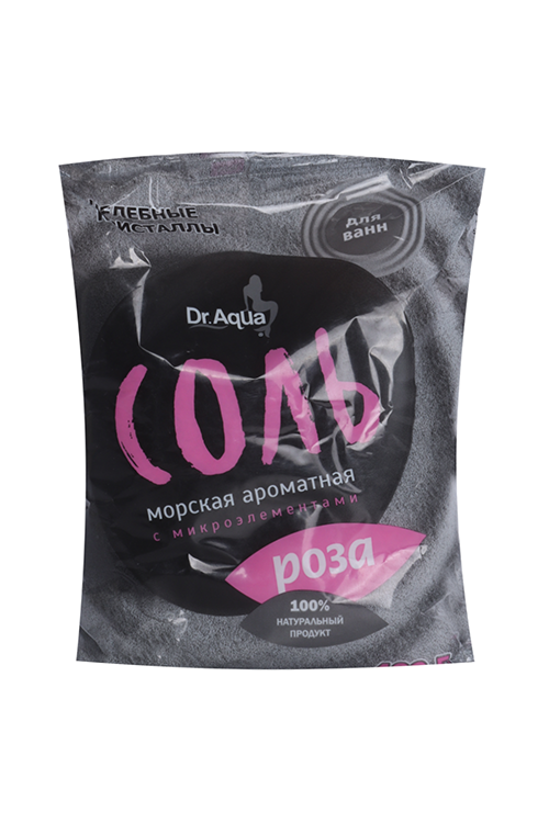 

Соль д/ванн Dr Aqua Целебные кристаллы морская/ароматная Роза, 409,5 г