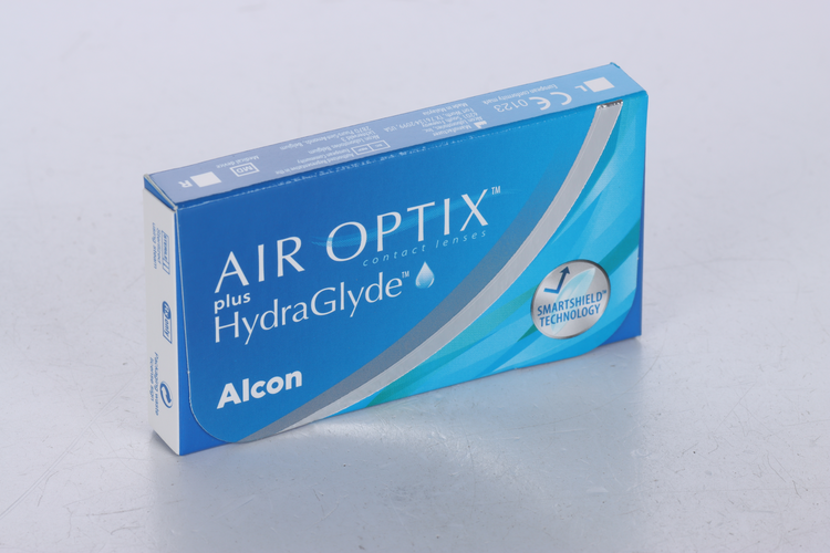 Линзы Алкон Air Optix plus HydraGlyde конт план замены (диоптрия -1,25), 3 шт