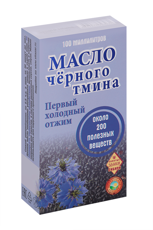 

Масло Черного тмина, 100 мл, стеклянная бутылка/коробочка