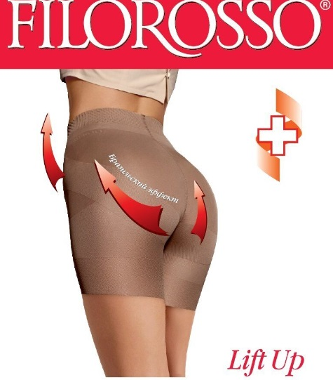 

Шорты FILOROSSO LIFT UP 1 класс компр черный р 5
