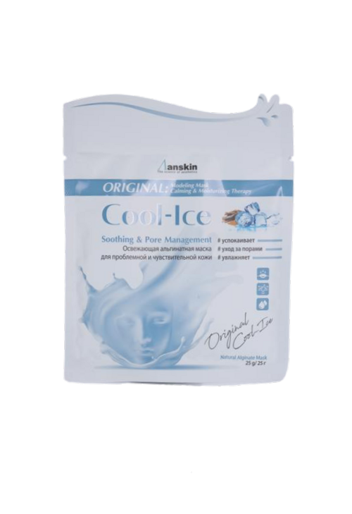 Маска Anskin Cool-Ice Modeling Refill альгинатная с охлажд/успок эффектом, 25 г, саше  арт АН119