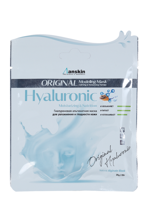 

Маска Anskin Hyaluronic Modeling Refill альгинатная, 25 г, саше арт АН204