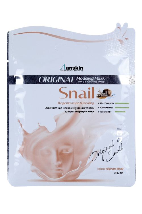 

Маска Anskin Snail Modeling Refill альгинатная, 25 г, саше арт АН170