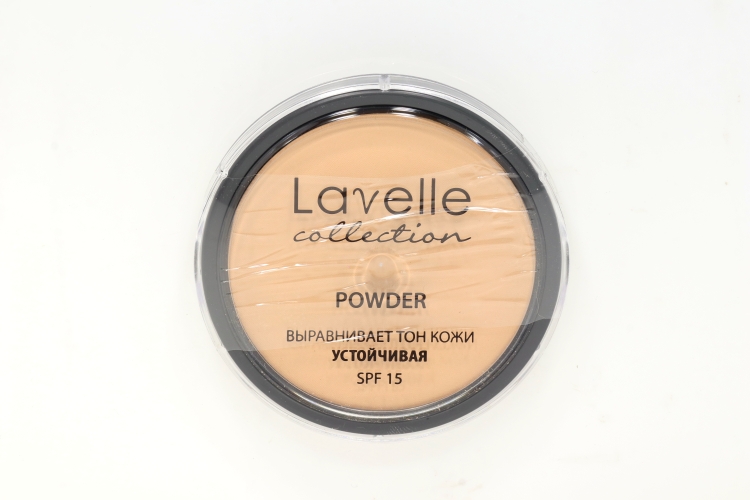 Пудра LavelleCollection PD-12 компактная устойчивая SPF-15 Powder тон 01 светлый