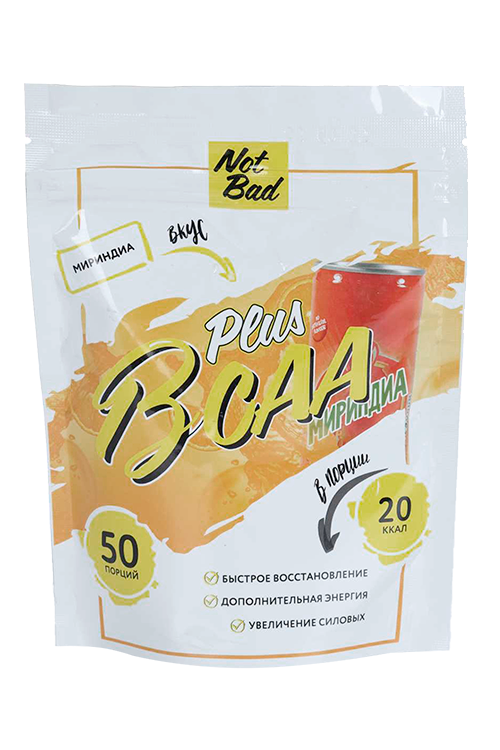 

NotBad BCAA BCAA 2:1:1 + Витамин C, 250 г, вкус Миринда