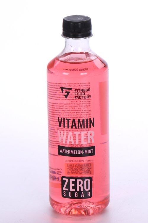 Напиток Fitness Food Factory Vitamin water слабогазированный Арбуз-мята, 0,5 л