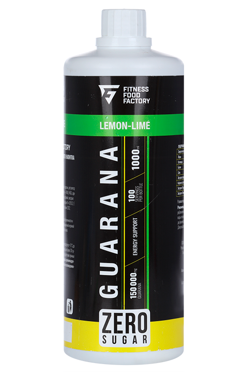 

Концентрат Fitness Food Factory Guarana 150000 Лимон-лайм, 1 000 мл